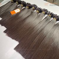 Extensiones de Cabello Vietnamita Virgen de Alta Calidad, SDD, Liso, Doble Trama a Máquina, 100% Cabello Virgen con Cutícula Alineada