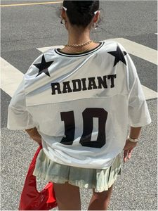 Diseños de Camisetas de Fútbol Personalizadas, Impresión Digital, 100% Poliéster, Resistentes al Viento, Transpirables, Corte Holgado Vintage, Malla, Fútbol Americano - Product Image 2