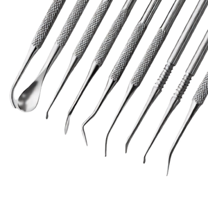 ชุดเครื่องมือแกะสลักขี้ผึ้ง 9 ชิ้น แบบสองด้าน สำหรับงานทันตกรรม ทำจากสแตนเลส ใช้สำหรับปั้นขึ้นรูปขี้ผึ้ง - Product Image 4