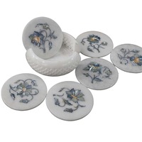 Sous-verres en marbre les plus vendus pour café, bar et restaurant, tapis de table en pierre pour café et thé, disponibles à prix abordable
