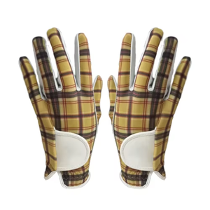 Gants de golf professionnels en cuir véritable pour hommes GEO BROTHERS, fermeture à boucle, impression par sublimation, logo personnalisé amovible - Product Image 6