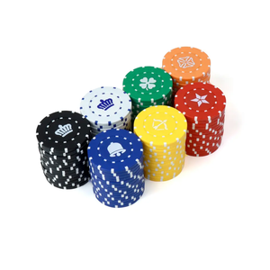 Resin Crafts Wholesale Custom Design Printable Logo <b>Dice</b> Chips Small Six-point Entertainment Chip <b>Set</b> ABS Chip <b>Set</b> - Product Image 5