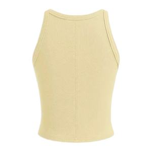 Nouvel arrivage de vêtements de sport pour femmes haut de course sans manches taille haute Leggings respirant léger coton Fitness entraînement avant - Product Image 2