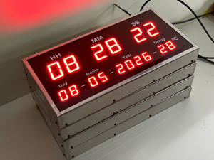 Pantalla LED Industrial para Temperatura, Fecha y Hora |   Integración SCADA |   Servicio de Fabricación OEM - Product Image 3