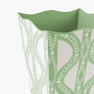 Boîte de rangement décorative de luxe peinte à la main et laquée, poubelle décorative, solution de rangement élégante pour le salon, la chambre et la décoration intérieure - Product Image 2