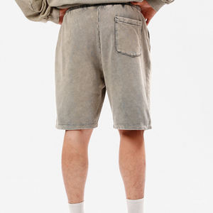 Shorts délavés à l'acide pour hommes, nouvelle collection, style unique, respirants, en matière de qualité supérieure. - Product Image 4