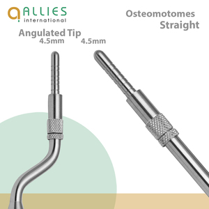 Osteótomos y raspadores manuales de acero inoxidable personalizados |   Herramientas Quirúrgicas de Osteotomía Reutilizables de Alta Calidad para Corte Óseo - Product Image 3