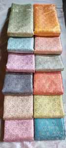 Tissu en soie brocart de qualité supérieure, motif tissé riche, pour saris, chemisiers, lehenga, rideaux, sacs et décoration de mode - Product Image 5