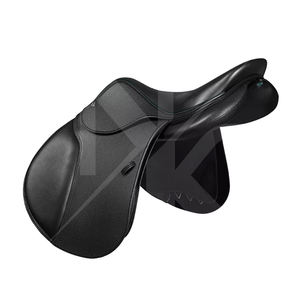 Silla de montar profesional de cuero vacuno de primera calidad para competición y entrenamiento ecuestre, productos de carreras de caballos ingleses de la India. - Product Image 4