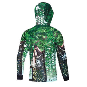 Sudadera con Capucha para Pesca, para Hombre, Cómoda, Ligera, de Secado Rápido, con Protección UV, Transpirable, Resistente al Viento, Impermeable, con Impresión por Transferencia de Calor - Product Image 4