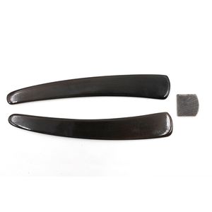 Manche de rasoir droit en corne de buffle naturelle, fait main, durable, plaquettes de remplacement pour la production de rasoirs professionnels - Product Image 2