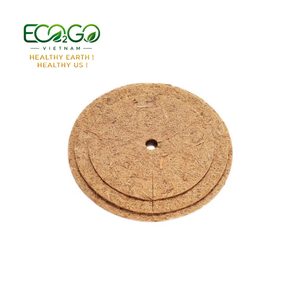 Coconut Coir Fiber Tree Mulch Ring – Natural Coco <b>Liner</b> Mat for Tree & Plant Protection - Product Image 2