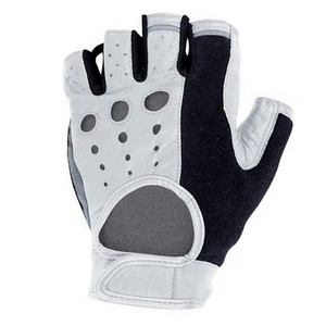 Custom Made Half Finger Weightlifting Gloves Professional Design Your Logo Top Selling Leather Material Breathable High Quality - Product Image 2