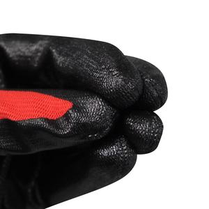 Gants de travail de sécurité en polyester/nylon + NBR du Vietnam, tricotés élastiques, avec paume antidérapante micro-sable, anti-impact et respirants - Product Image 2