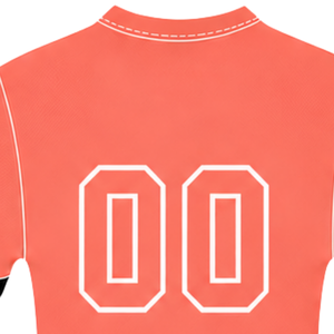 Maillot de football rose corail à manches courtes, uniforme d'équipe sportive, tenue d'entraînement, vêtements de sport, vêtements de performance - Product Image 4