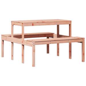 Table de pique-nique en bois de Douglas Fir massif, grand ensemble de jardin durable - Product Image 2