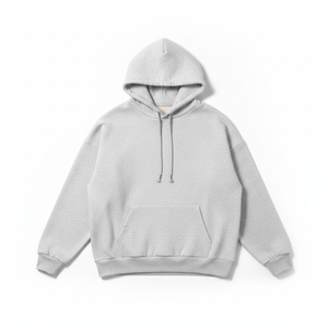 Custom Oversized Light Gray Sequin Angel Wings Hoodie Y2K Streetwear <b>Pullover</b> Sweatshirt - Product Image 1