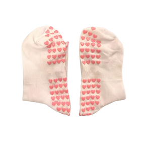 Wholesale Ruffle Custom Printed Cotton Non <b>Slip</b> Pair Woman Cute Pilates Yoga Socks - Product Image 3