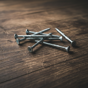 Tornillos autorroscantes de acero métricos con cabeza de araña modificada con óxido negro y rosca gruesa - Product Image 5