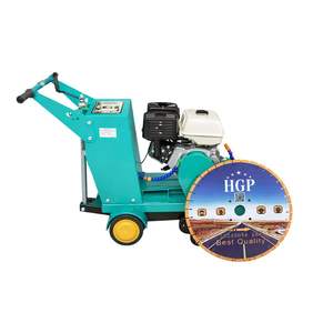 Máquina Profesional para Cortar Carreteras de Concreto Q500A con Tanque de Agua de 45L, Motor de Gasolina de 13HP/15HP, Sierra para Asfalto y Pavimento - Product Image 1