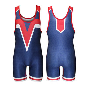 Singlet de Lucha Libre para Hombre, Más Vendido, con Tirantes Cortos Ajustables, Diseño de Sublimación de Color Personalizado, Secado Rápido, para Gimnasio y Fitness - Product Image 5