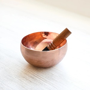 Copper Bowl for <b>Soup</b> with Spoon Contemporary Design Portable for Serving at Home - Product Image 5