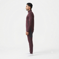 Trainingspak voor heren Lichtgewicht atletische kleding Zacht ademend materiaal Comfortabel ontwerp Flexibele pasvorm voor fitness