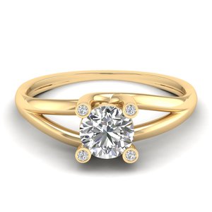 Bagues de fiançailles REYES Hip Hop en argent sterling 925, coupe ronde, 0,87 carat, moissanite VVS, pour femmes, prix de gros, bijoux fins - Product Image 1