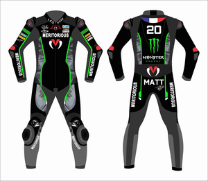 Unisex Cowhide/Kangaroo Custom Leather Motorcycle One Piece Racing Suit Jumpsuit/Traje with Hump CE <b>Level</b> 2 Protective Armored - Product Image 1