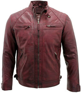 เสื้อเชิ้ตเดรสหนังแกะแท้คุณภาพเยี่ยม ดีไซน์ใหม่ ทรงคอตั้ง มีกระเป๋าหน้า ระบายอากาศได้ดี - Product Image 1