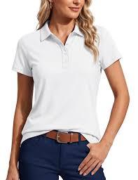 White <b>Ladies</b> <b>Polo</b> <b>Shirt</b> for Office Clothing with Soft Fabric and Wholesale Corporate Fashion - Product Image 3