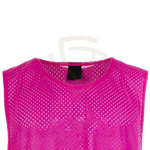 Maillots d'entraînement réversibles en maille respirante 100 % polyester pour adultes, personnalisables avec nom, pour football, basketball et autres sports - Product Image 5