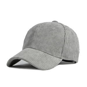 Gorra de béisbol de pana de color sólido para otoño e invierno, para hombre y mujer, gorra sencilla de color sólido con visera para mayor calidez. - Product Image 5