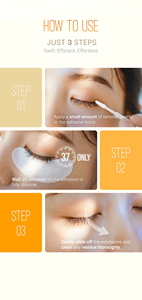 Crema Removedora de Extensiones de Pestañas KOREA MACY BEAUTY 37, Acción Rápida, Sin Olor, Fórmula en Crema de Control Preciso - Product Image 4