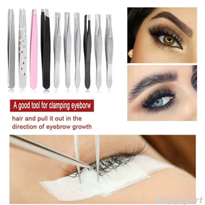 Pinzas para Cejas Puntiagudas de Acero Inoxidable Personalizadas, las Más Vendidas, Fabricantes, Proveedores, Venta Directa de Fábrica, Precio Bajo PK - Product Image 6