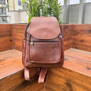 กระเป๋าเป้หนังแท้ทำด้วยมือ100% แท้แท้กระเป๋าเป้สะพายหลังสำหรับเดินทางกระเป๋าเป้สะพายหลังหนังวินเทจสำหรับใช้ในสำนักงาน - Product Image 2