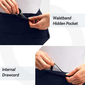 กระโปรงกอล์ฟจีบแบบฮิตปี 2022 สั่งทำชื่อได้ ขายส่ง ป้องกันแสงแดด ระบายอากาศได้ดี ผ้ายืดสแปนเด็กซ์/โพลีเอสเตอร์ กระโปรงเทนนิส - Product Image 5