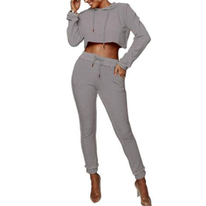 Conjunto de Top sin Mangas con Capucha y Botones para Mujer, Listo para Enviar, Moda Rápida al por Mayor, Chándal Transpirable y Ecológico - Product Image 6