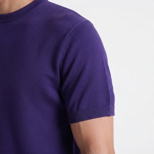 Solid Color Men T Shirt Regular Fit Breathable Cotton Crew Neck Stylish Casual Everyday Wear T Shirt trending - Product Image 3