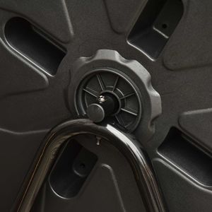 Composteur rotatif jaune de 43 gallons à double compartiment pour extérieur, composteur rotatif à 360 degrés - Product Image 6
