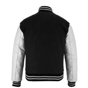 Veste d'hiver pour homme, style décontracté et streetwear, 100% laine et cuir, veste varsity pour homme, vestes de qualité. - Product Image 2