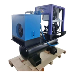 Inverter VSD 15kw 20hp sekrup kompresor udara dengan penerima pengering udara tangki liter l 4 in1 kompresor gulir - Product Image 6