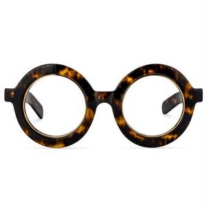 Lunettes épaisses en écaille de tortue foncée - Product Image 4