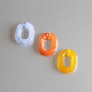 Cadena Larga de Resina, Estilo Moderno, Mezcla de Colores, Punk, Hueca, Grande, Gruesa, de Varias Piezas, Decoración para el Hogar, Hecha a Mano - Product Image 1