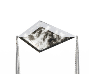 OM GEMS Diamante de laboratorio cultivado con corte Salt & Pepper de 1.80 Ct, único, hecho a mano, perforado con láser, suelto, personalizado, tipo Sal y Pimienta - Product Image 3