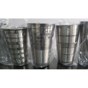 Gobelet en acier inoxydable, verre à boire en métal pour la maison et l'hôtel - Product Image 2