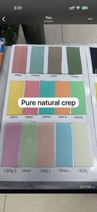 Tela de Crepé de Viscosa Natural Pura, Tejido Grueso de 99 GSM para Ropa Étnica Femenina, Tejido Liso de 44 Pulgadas de Ancho, Gujarat, India, 11 KG - Product Image 2