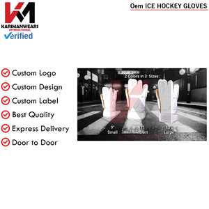 Gants de hockey sur glace OEM, logo personnalisé, gants de hockey pour l'entraînement et les matchs, équipement de protection, approvisionnement en gros - Product Image 5