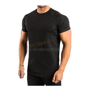 T-shirt pour homme 100% coton, coupe ample, couleur unie, col rond, coupe classique, tee-shirt de sport - Product Image 6