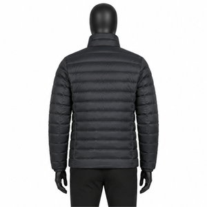 Custom Lightweight Men Winter Puffer <b>Jacket</b> Warm Quilted Bubble Coat Stand Collar Windproof <b>Packable</b> Men's Outerwear <b>Jacket</b> - Product Image 2